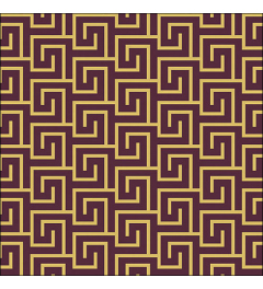 Napkin 33 Greek key bordeaux/gold FSC Mix