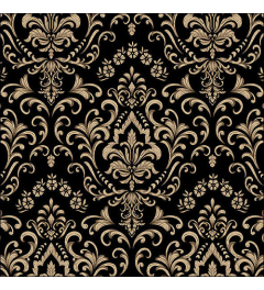 Napkin 33 Baroque ornament black FSC Mix