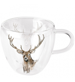 Double-walled glass 0.2 L Antlers