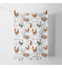 Kitchen towel Chicken farm