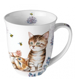 Mug 0.4 L Cats and bees