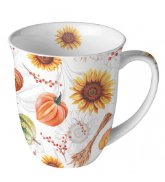 Mug 0.4 L Pumpkins & sunflowers