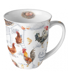 Mug 0.4 L Chicken farm