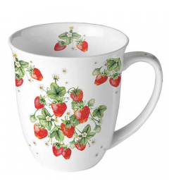 Mug 0.4 L Bunch of strawberries