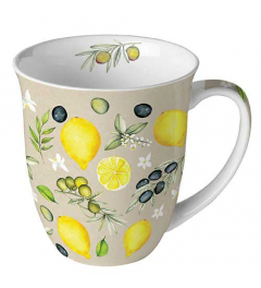 Mug 0.4 L Olives and lemon