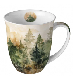Mug 0.4 L Evergreen trees