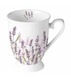 Mug 0.25 L Lavender shades white