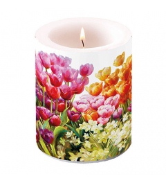 Candle big Tulips