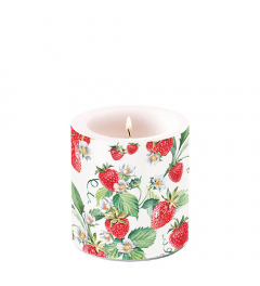 Candle small Garden strawberries