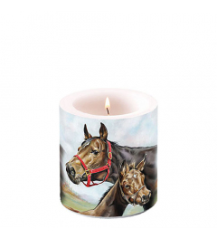 Candle small Horse love