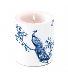 Candle medium Royal peacock