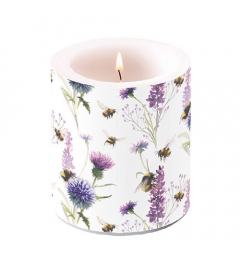 Candle medium Bumblebees in the meadow