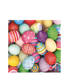 Napkin 25 Colourful eggs FSC Mix