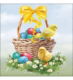 Napkin 33 Easter basket FSC Mix