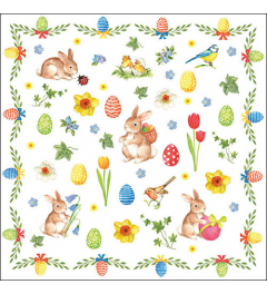 Napkin 33 Easter collage FSC Mix