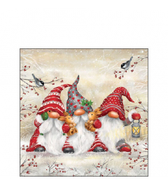 Napkin 25 Three dwarfs FSC Mix