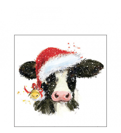 Napkin 25 Christmas cow bell FSC Mix