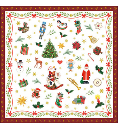 Printable Cross-Stitch Wrapping Paper