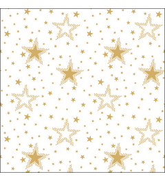 Napkin 33 Night sky gold/white FSC Mix