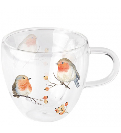Double-walled glass 0.2 L Robin family