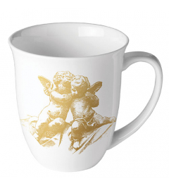 Mug 0.4 L Classic angels gold