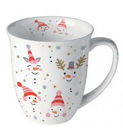 Mug 0.4 L Funny snowmen