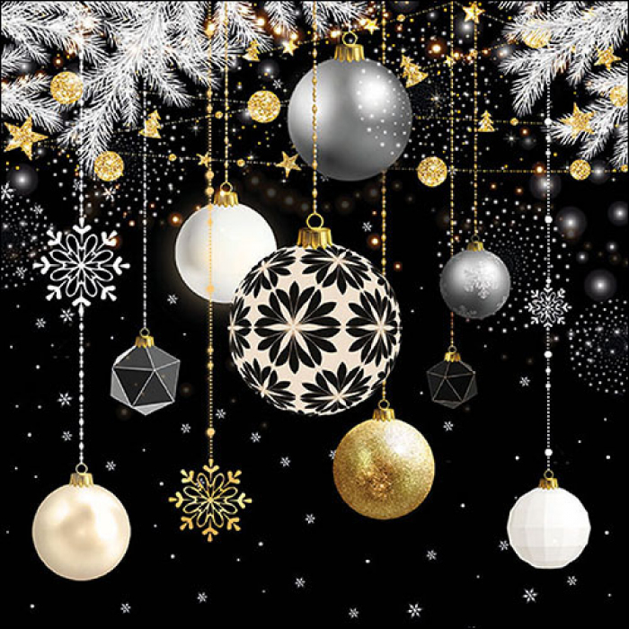 Black baubles outlet