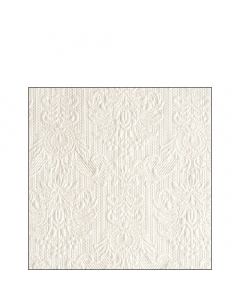 Napkin 25 Elegance pearl white  FSC Mix