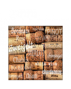 Napkin 25 Wine corks FSC Mix