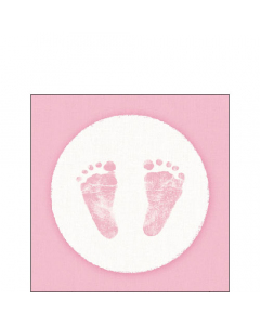 Napkin 25 Baby steps girl FSC Mix