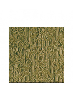 Napkin 25 Elegance olive green FSC Mix