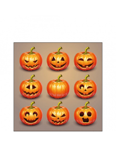 Napkin 25 Halloween pumpkins FSC Mix