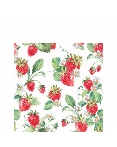 Napkin 25 Garden strawberries FSC Mix