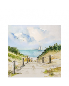 Napkin 25 Dune path FSC Mix