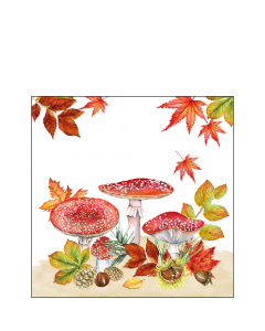 Napkin 25 Fly agaric group FSC Mix