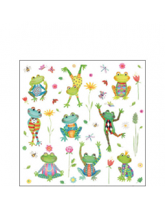 Napkin 25 Happy frogs FSC Mix