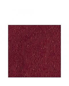 Napkin 25 Elegance ruby red FSC Mix