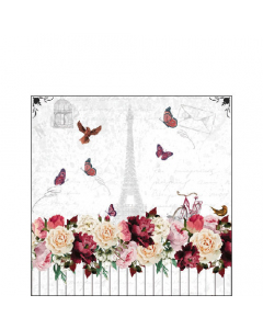 Napkin 25 Romantic Paris FSC Mix