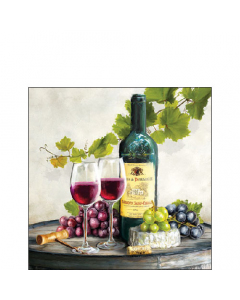 Napkin 25 Red wine FSC Mix