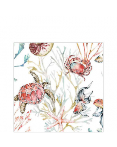 Napkin 25 Sea animals FSC Mix