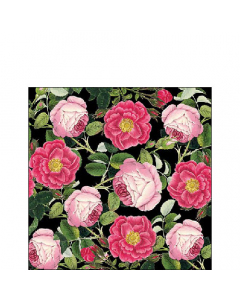 Napkin 25 Rosaline black FSC Mix