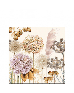 Napkin 25 Dried flowers FSC Mix