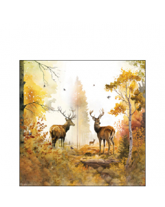 Napkin 25 Autumn forest FSC Mix