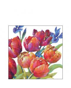 Napkin 25 Tulips of joy FSC Mix