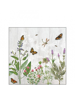 Napkin 25 Herb garden FSC Mix