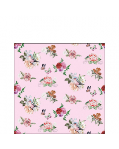 Napkin 25 Charlotte pink FSC Mix