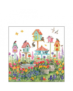 Napkin 25 Birdhouses FSC Mix