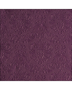 Napkin 33 Elegance aubergine FSC Mix