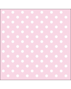 Napkin 33 Pastel dots rose FSC Mix