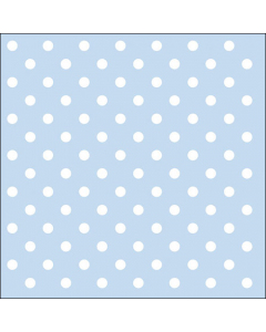 Napkin 33 Pastel dots blue FSC Mix